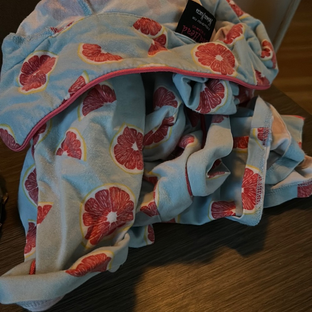 BEDHEAD Grapefruit Short Sleeve Classic Shorty PJ Set Large